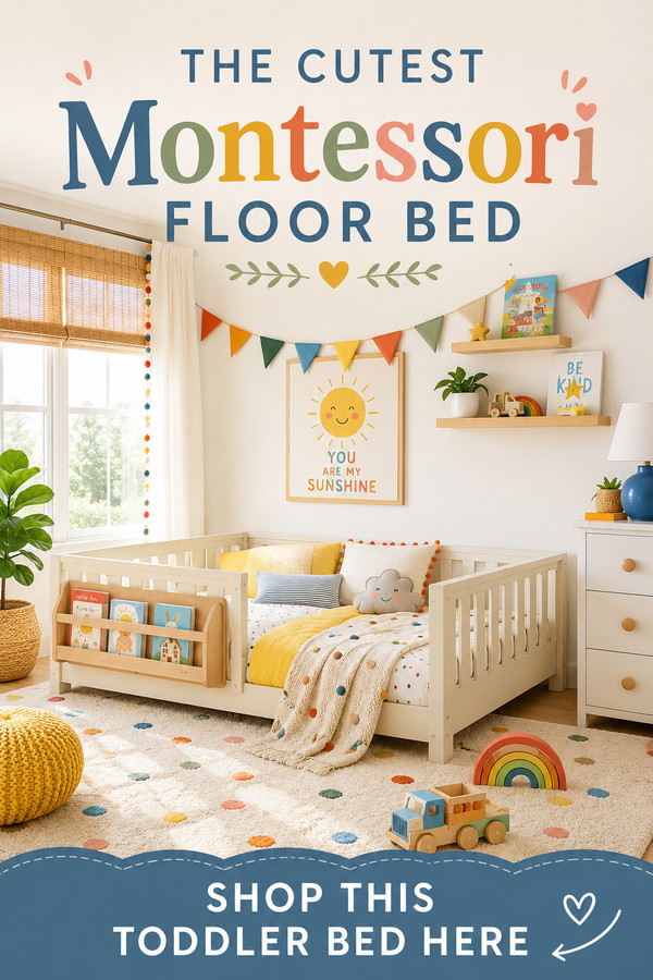 Looking for the cutest Montessori floor bed ideas