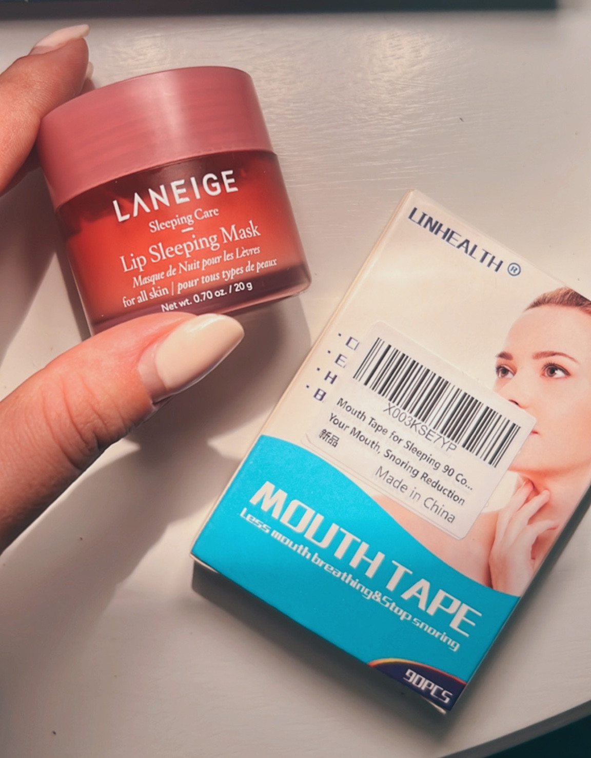 My bedtime essentials! Have you tried mouth taping? I love it and here’s what I’ve noticed:
🩷 Deeper sleep
🩷Better jaw alignment in sleep
🩷 No dry throat

#LTKfit #LTKbeauty #LTKFind