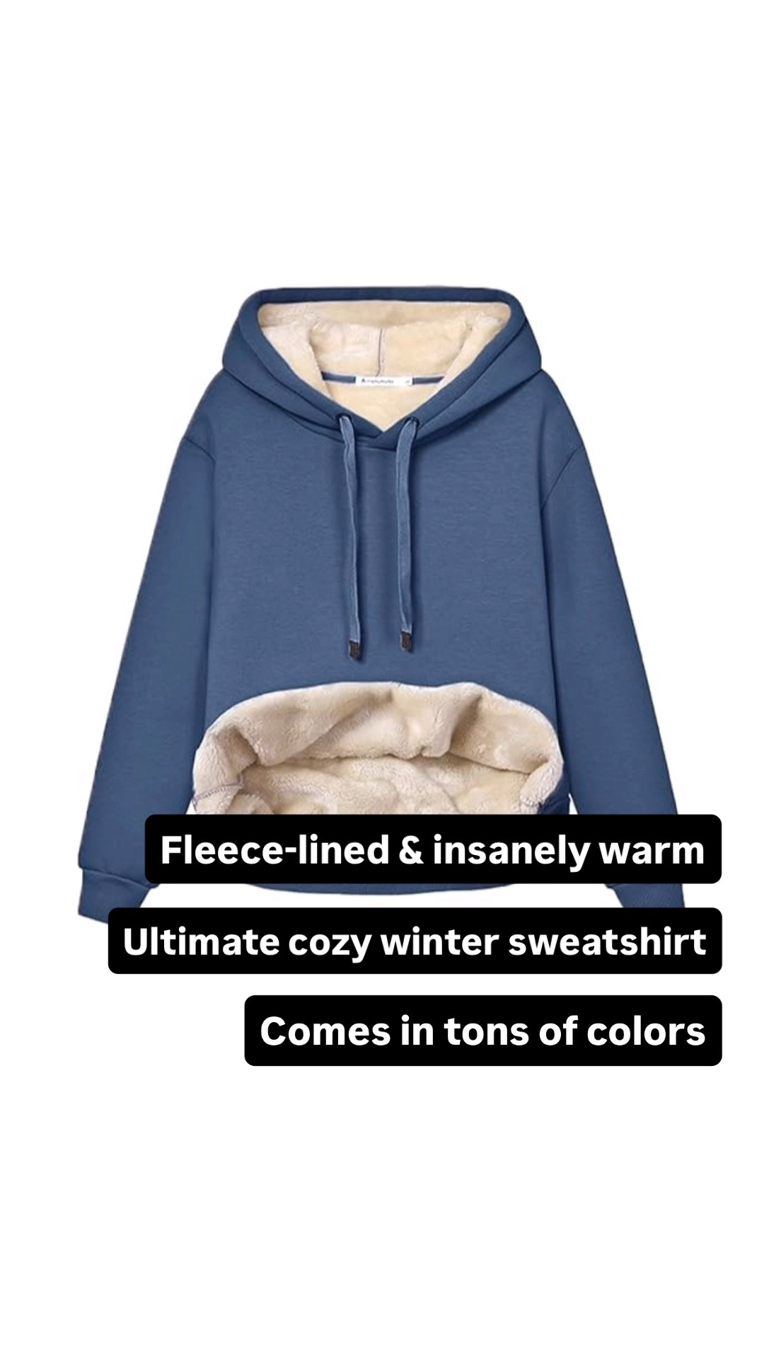 Part of my cozy winter? 
This fleece-lined sweatshirt Bart got me for Christmas (he bought one for himself a year or so ago and has loved it.) This thing is so warm!!

#LTKSeasonal