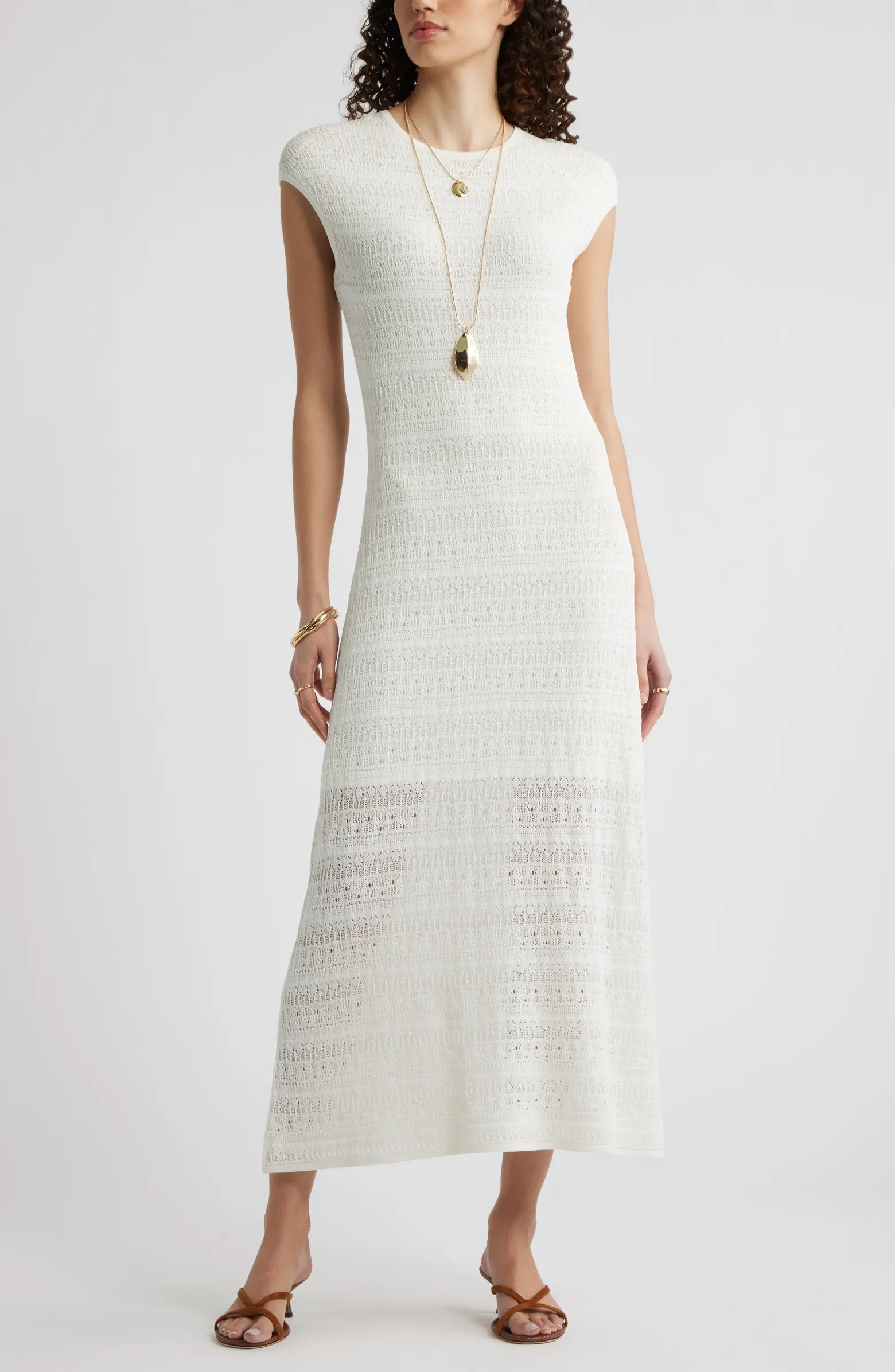 Nordstrom Pointelle Knit Sweater Dress | Nordstrom | Nordstrom