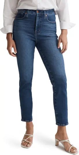 Stovepipe High Waist Stretch Denim Jeans | Nordstrom