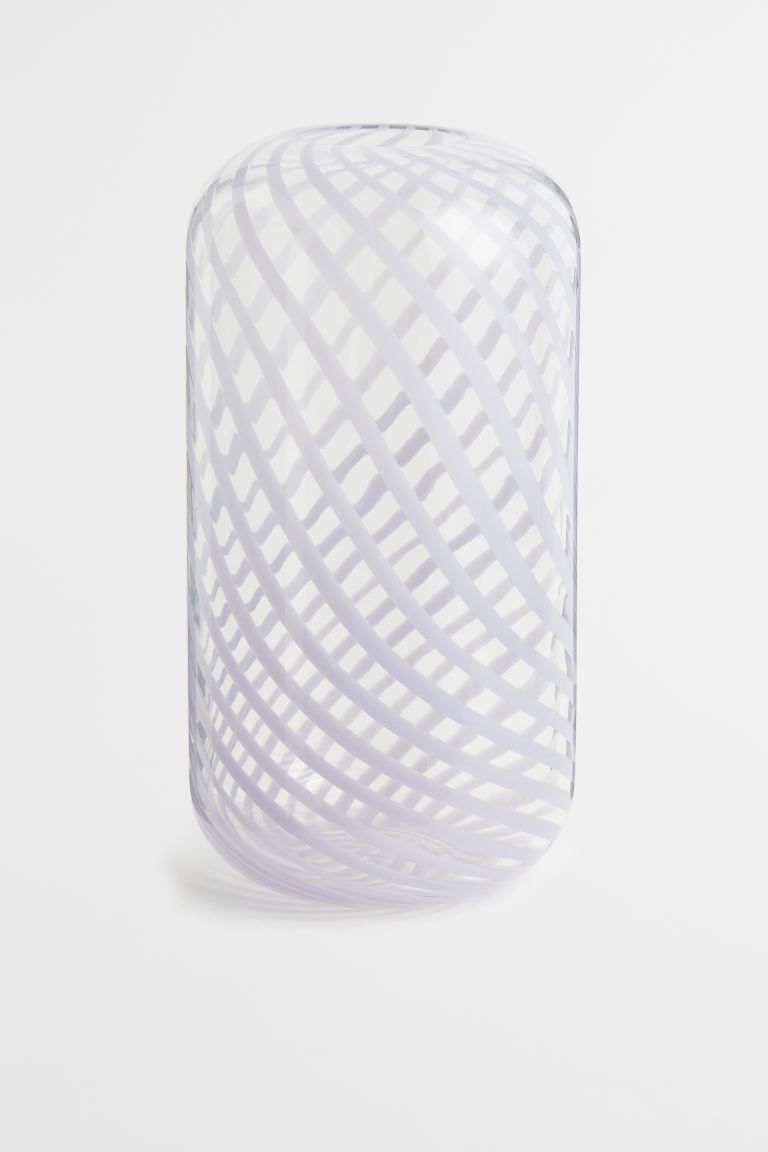 Large vase with a soft pattern. Design and color of the pattern may vary making each item unique.... | H&M (US)