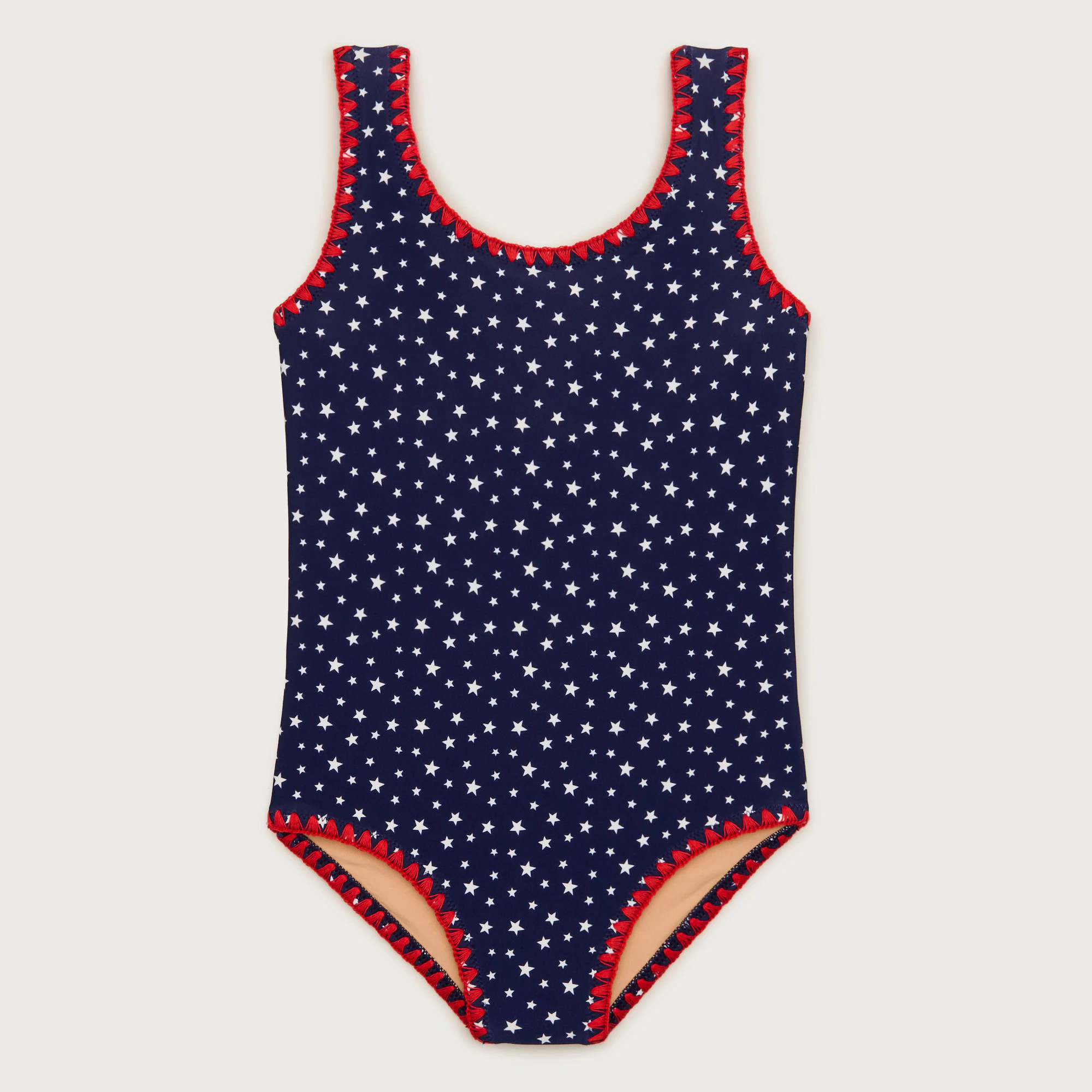 Girls' crochet-stitch one-piece swimsuit in prints | J. Crew US