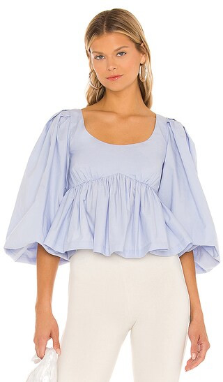 Adalet Top in Powder Blue | Revolve Clothing (Global)