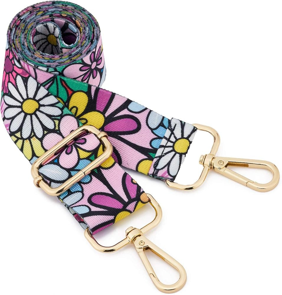 Wide Shoulder Strap Adjustable Replacement Belt Crossbody Canvas Bag Handbag | Amazon (US)