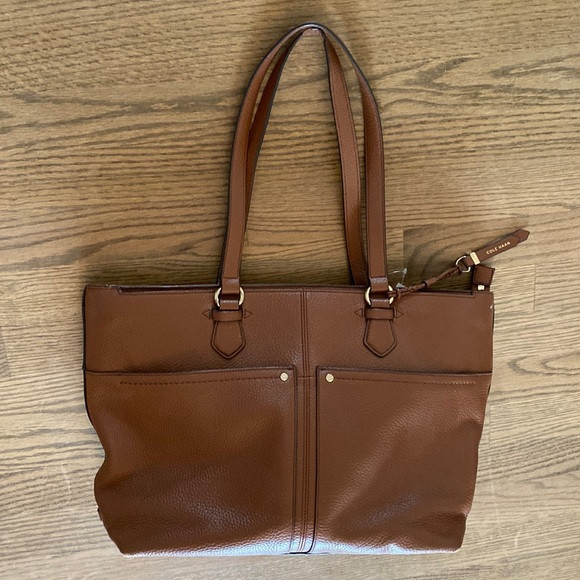Cole Haan Leather Tote Bag | Poshmark
