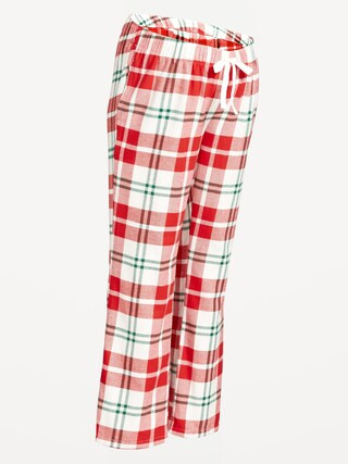 Maternity Plaid Flannel Pajama Pants | Old Navy (US)