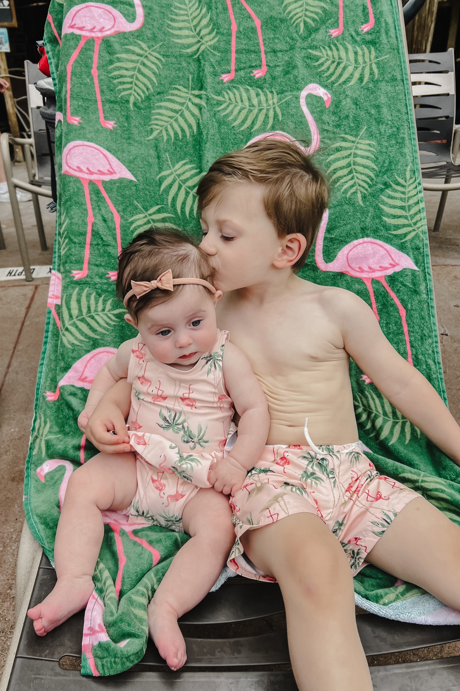 Love adventures with these two! Of course had to get at least one set of matching swim suites 🥹🤍  and their swimsuits are currently under $10!!

Old navy swim, old navy baby, matching swimsuits, matching sibling swim, Kalahari, baby swim, toddler swim 