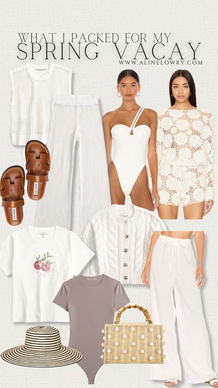 What I packed for my most recent spring vacation. Spring outfits that I love + my favorite swimwear and cover ups. 

#LTKstyletip #LTKU #LTKswim