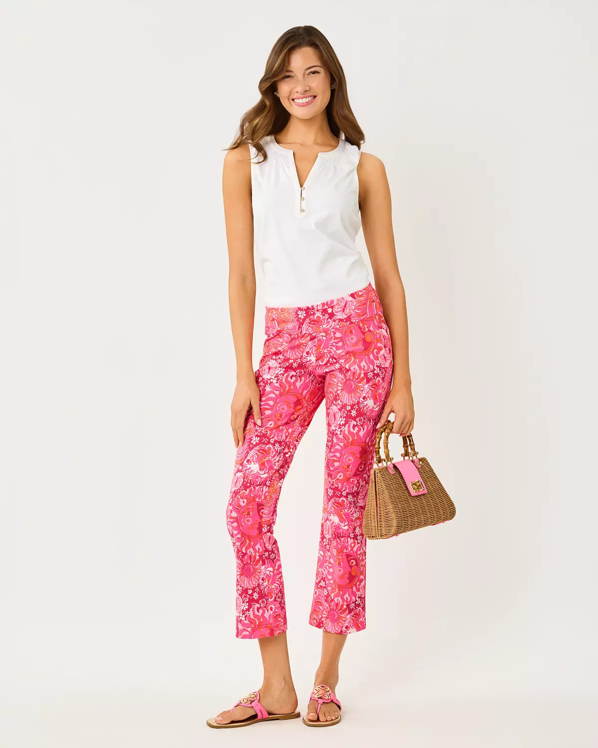 UPF 50+ Luxletic 28" Corso Kick Flare Pant | Lilly Pulitzer