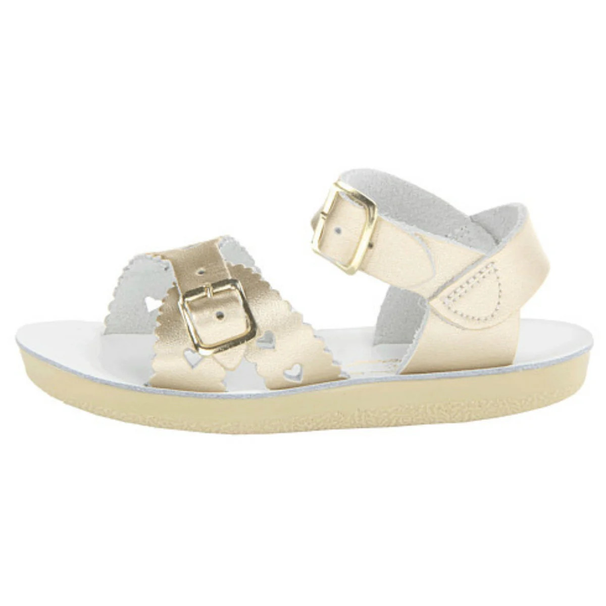 Gold Sweetheart Sandals | Classic Whimsy