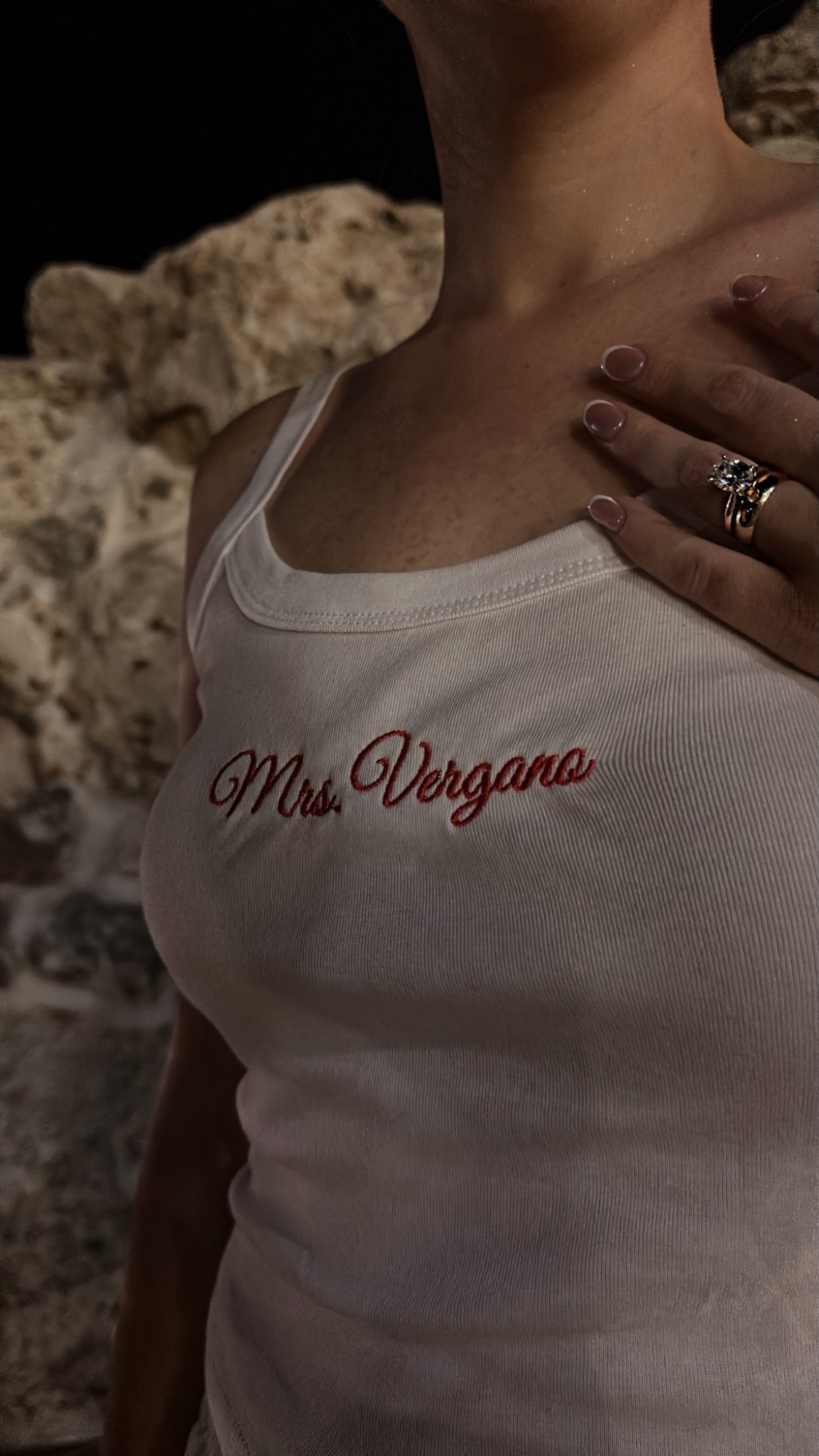 Celebrating my new last name in style with this adorable embroidered bridal tank top! 👰‍♀️✨ Perfect for bachelorette parties, bridal showers, or just showing off your new status. Personalize yours and make it uniquely yours! #BridalStyle #PersonalizedBride #WeddingPrep #BrideToBe #CustomBridalWear #LTKBridal #WeddingPlanning #FutureMrs #BridalParty #EngagedLife

#LTKFindsUnder100 #LTKWedding