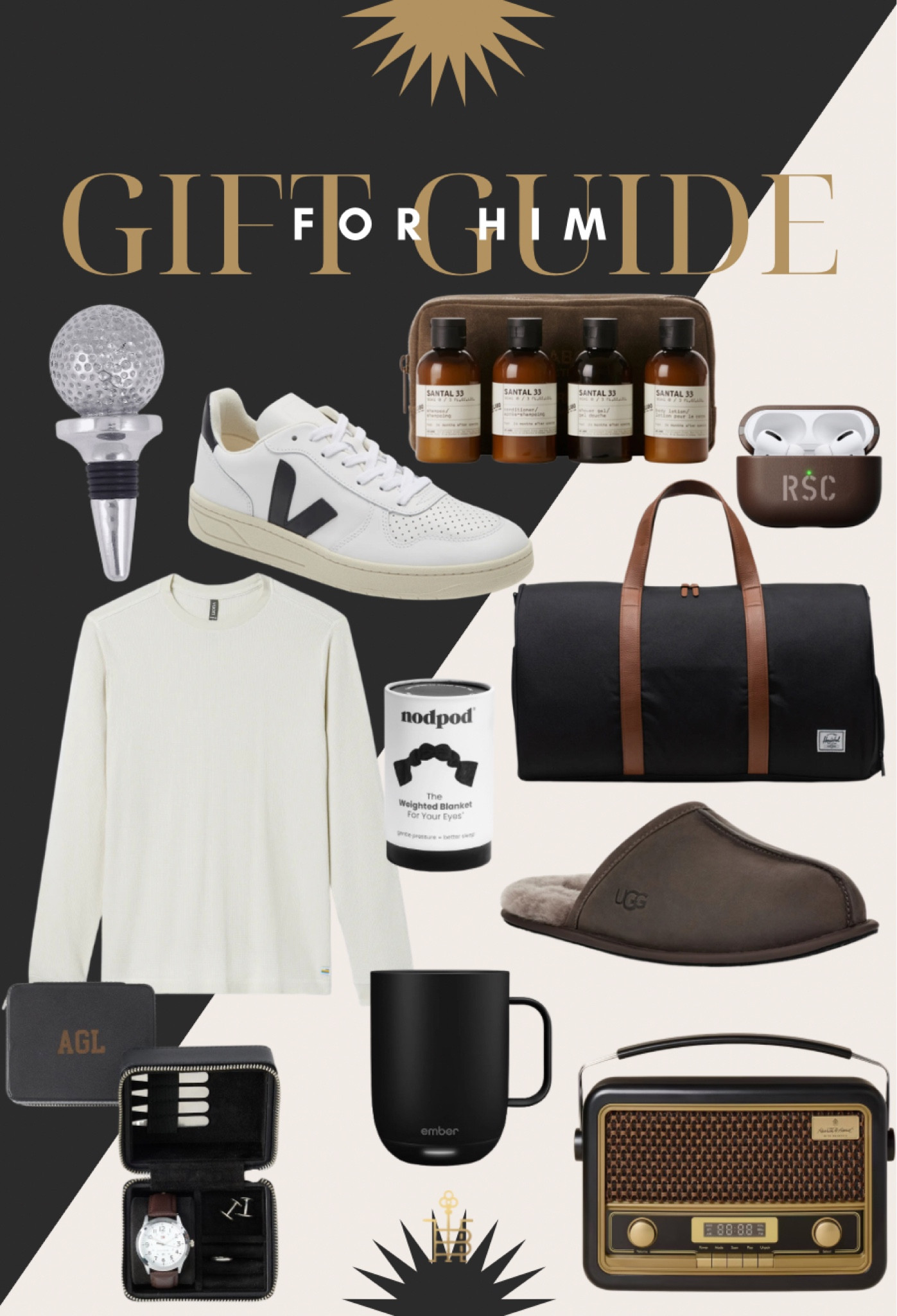 Gift guide for him! 



Gifts for him, Christmas gifts, gifts for men, golf gift, watch holder, men’s clothing 

#LTKHoliday #LTKGiftGuide #LTKMens