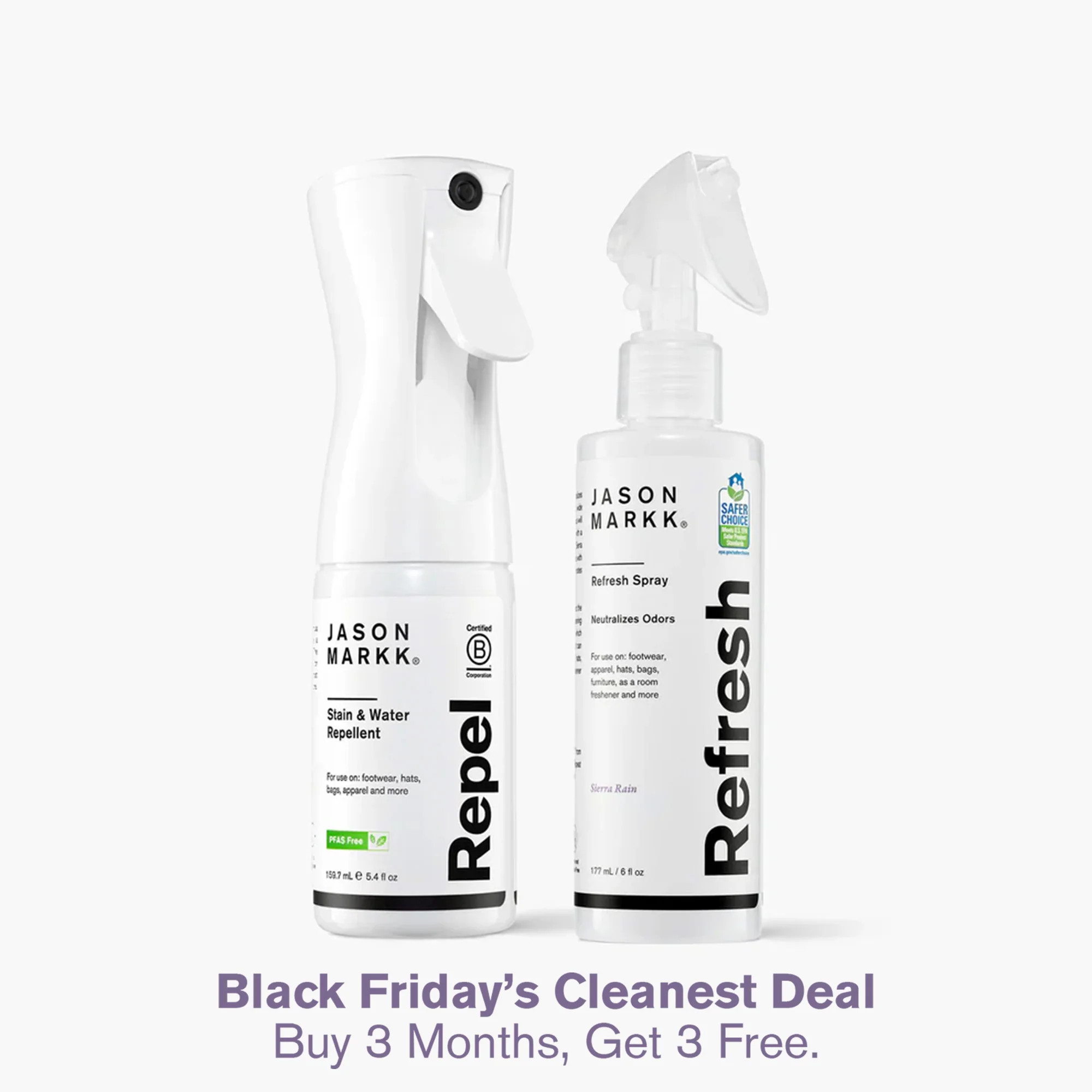 Repel & Refresh Bundle (Water Repellent Shoe Protector + Refresh Spray) | Jason Markk