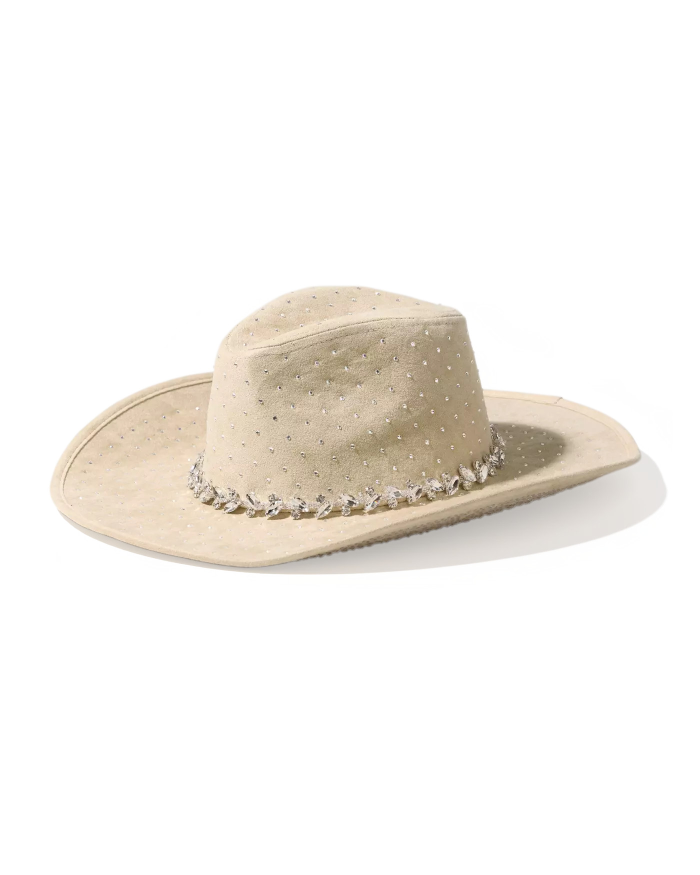 Rhinestone Western Hat - Bone | Boston Proper | Boston Proper