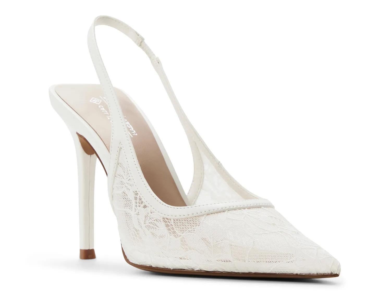 Call It Spring Daniellaa Pump | Women's | White | Size 7.5 | Pumps | Slingback | Stiletto | DSW