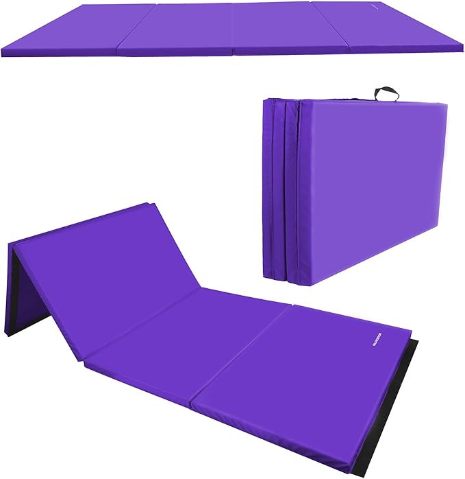 BalanceFrom Foldable Gymnastics Mat Home Gym Tumbling Equipment | Amazon (US)