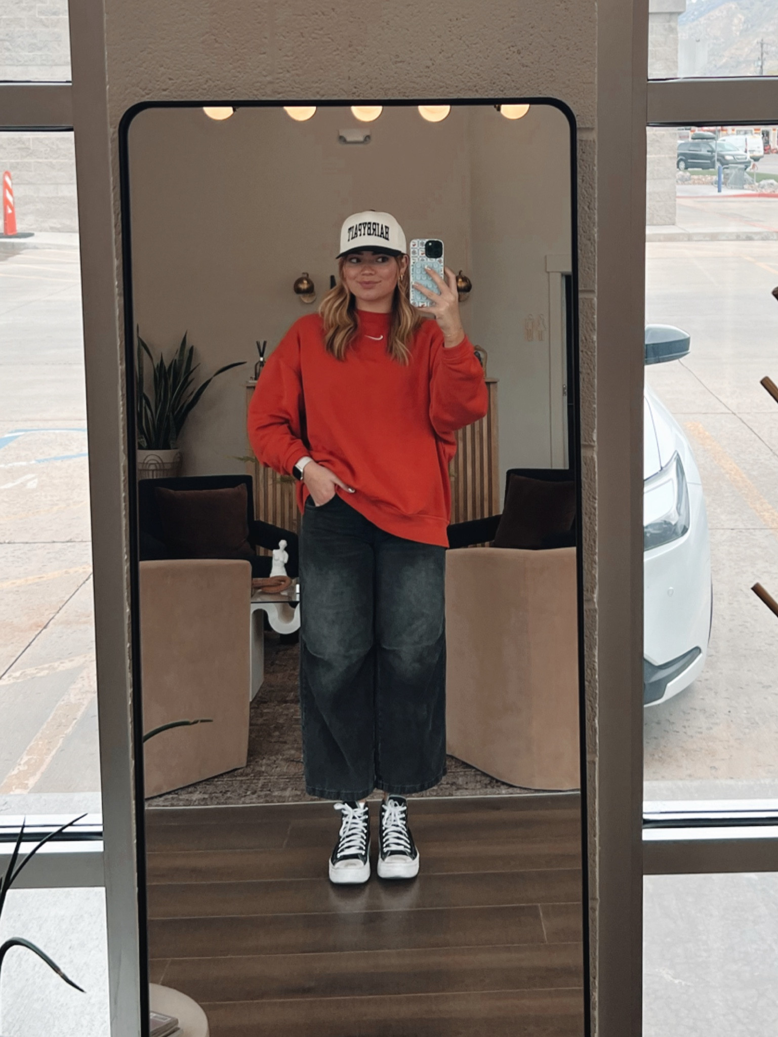 OOTD! 
My hat is a custom from Etsy! 

#LTKWorkwear #LTKFindsUnder50 #LTKBeauty