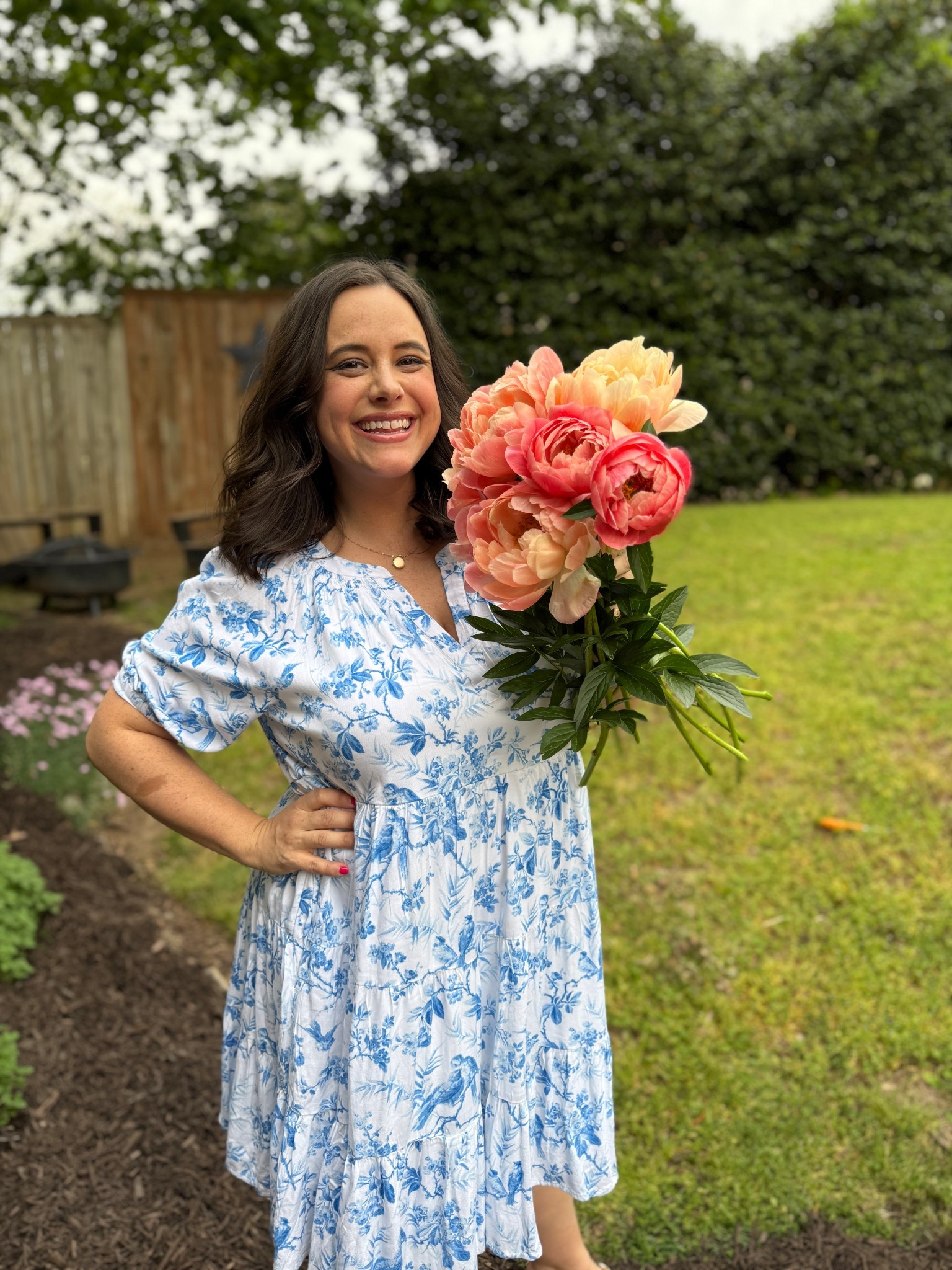 It’s peony season! ❤️ Loving this Crown & Ivy dress from Belk. Currently on doorbuster. Such a pretty print and it’s really comfortable. 

#LTKMidsize #LTKOver40 #LTKSeasonal