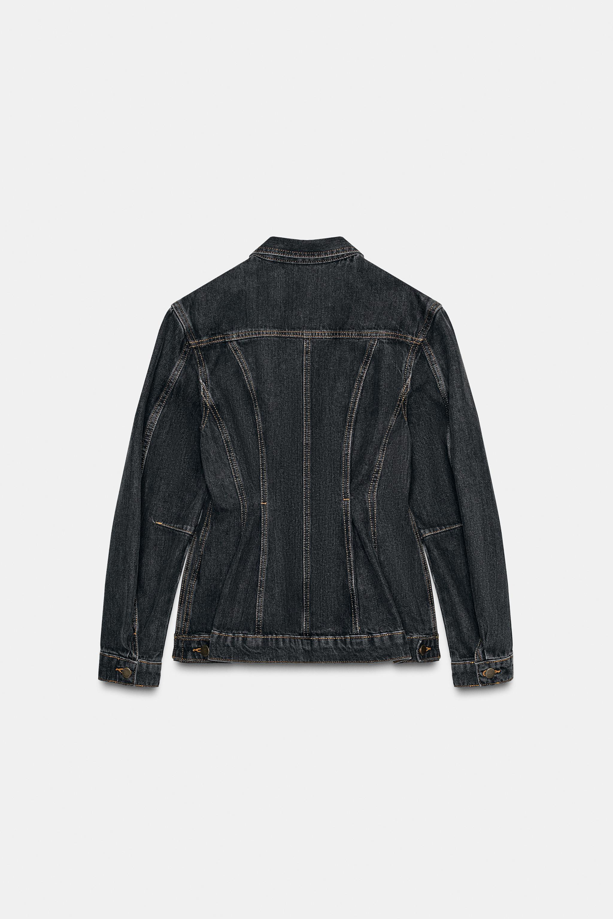 ZW COLLECTION FITTED DENIM JACKET | Zara UK