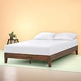 Zinus Marissa 12 Inch Deluxe Wood Platform Bed / No Box Spring Needed / Wood Slat Support / Antique  | Amazon (US)