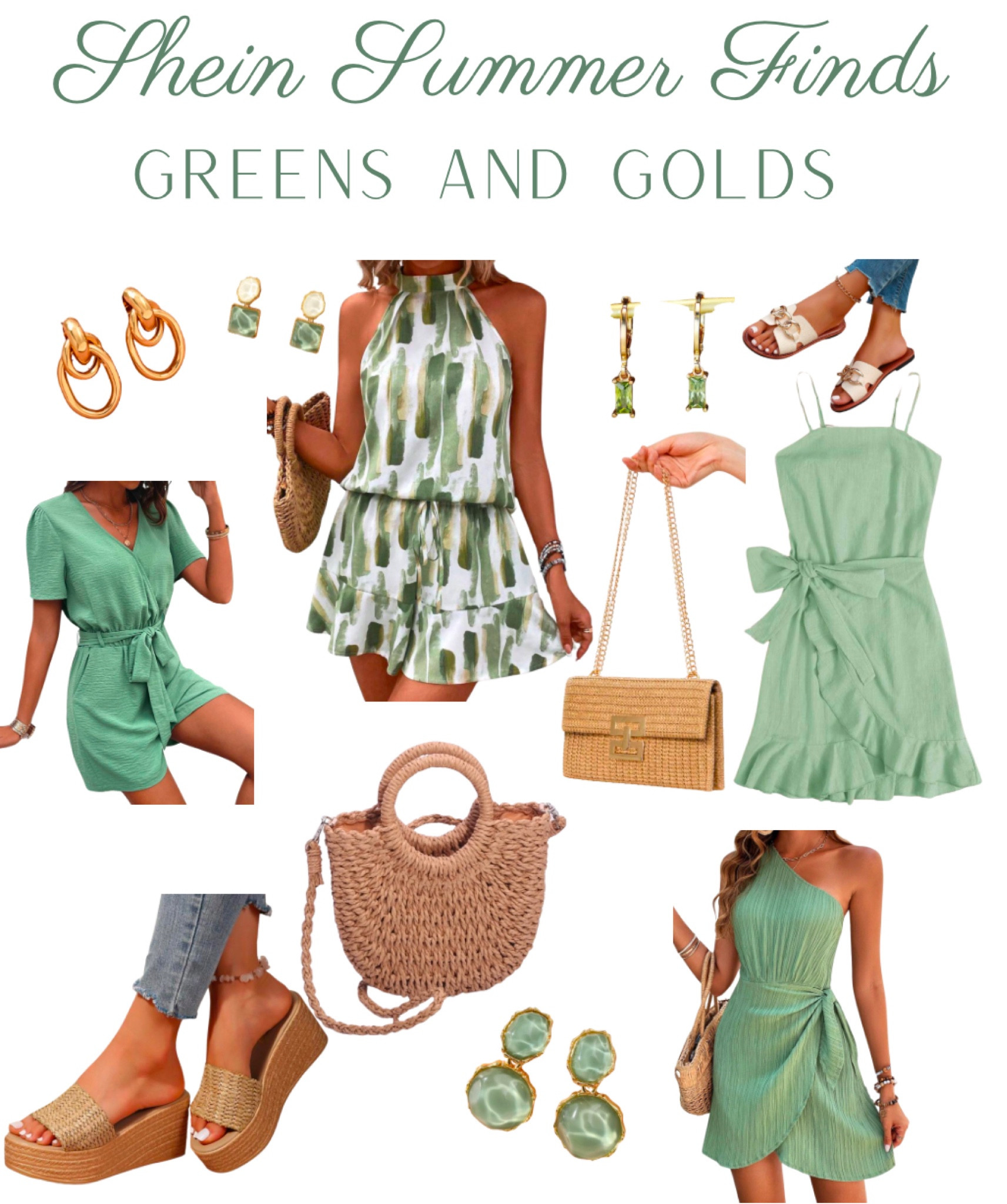 put this little graphic together for all of my green loving girlies 🤍🤭 how cute is all of this! literally get the whole cart! 

#LTKStyleTip #LTKItBag #LTKTravel