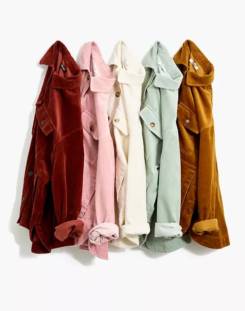 Corduroy Yorkway Shirt-Jacket | Madewell