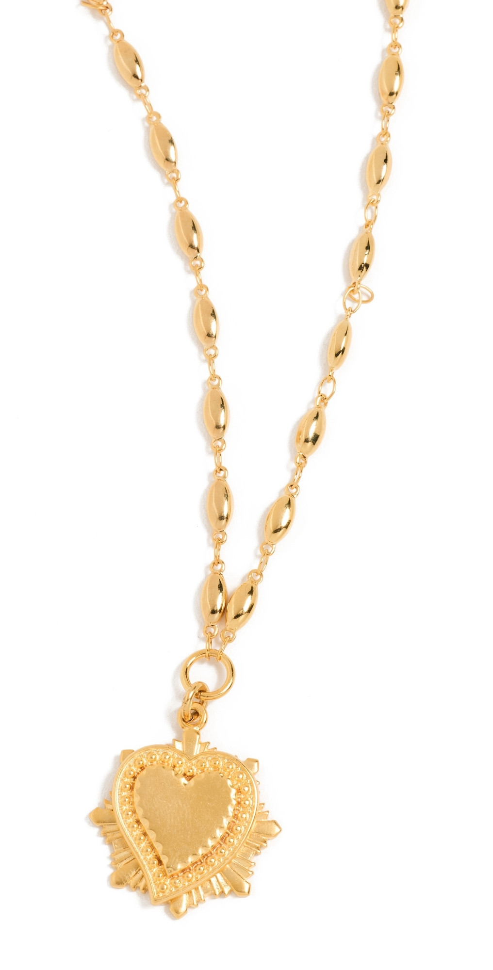 Brinker + Eliza Heart On Fire Necklace Gold One Size | Shopbop