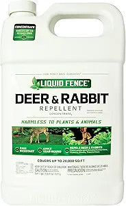 Liquid Fence Deer and Rabbit Repellent Concentrate, Repels Deer and Rabbits in Garden, Harmless t... | Amazon (US)