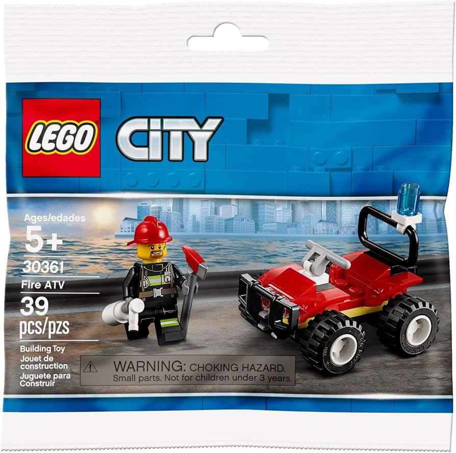 CITY Lego Set 30361 Fire ATV 39 Pieces Polybag | Amazon (US)