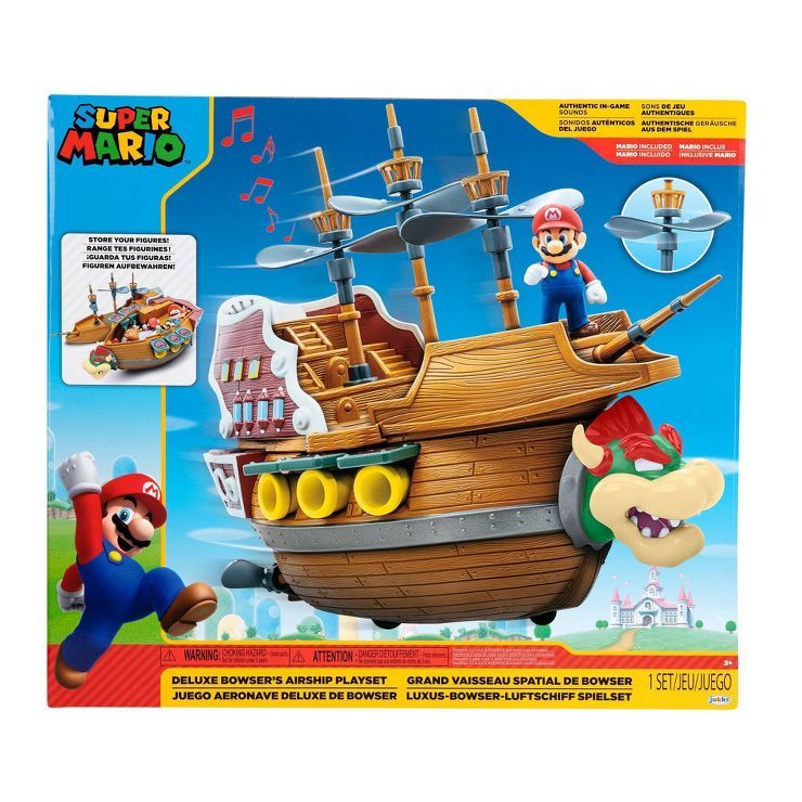 Nintendo Super Mario DLX Bowser's Airship Playset | Target