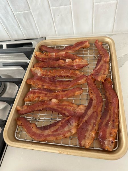 Bacon rack idea to keep it crispy 

#LTKstyletip #LTKhome #LTKfamily