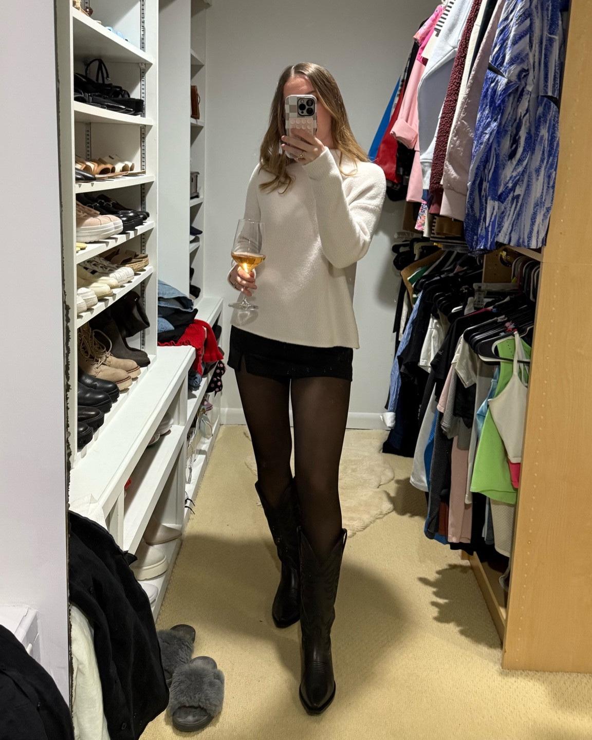 date night ootd. Sweater is old Express but linked similar! 
