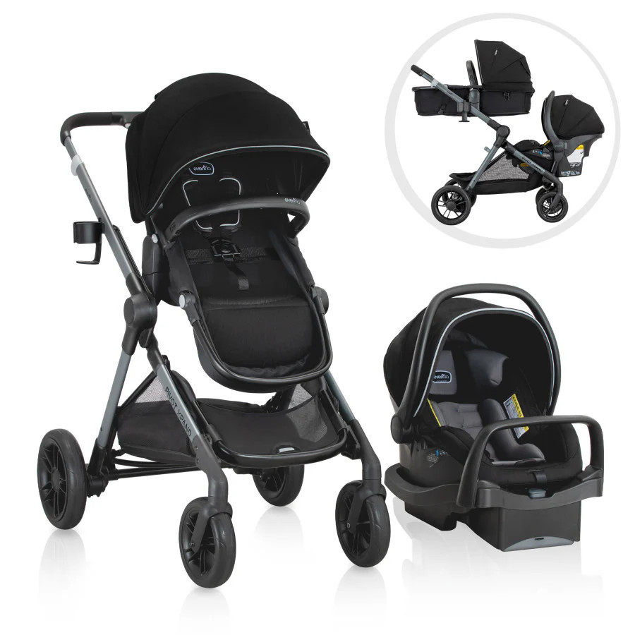 Pivot Xpand Modular Travel System with LiteMax Infant Car Seat | Evenflo Company