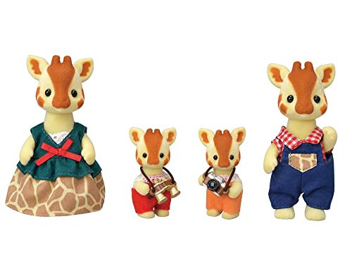 Calico Critters Highbranch Giraffe Family, Set of 4 Collectible Doll Figures | Amazon (US)