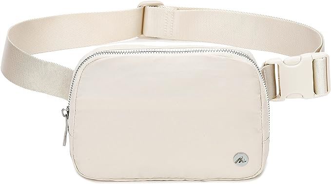Belt Bag with Adjustable Strap Crossbody Waist Bag for Workout Shopping Travelling Hiking (khaki) | Amazon (US)