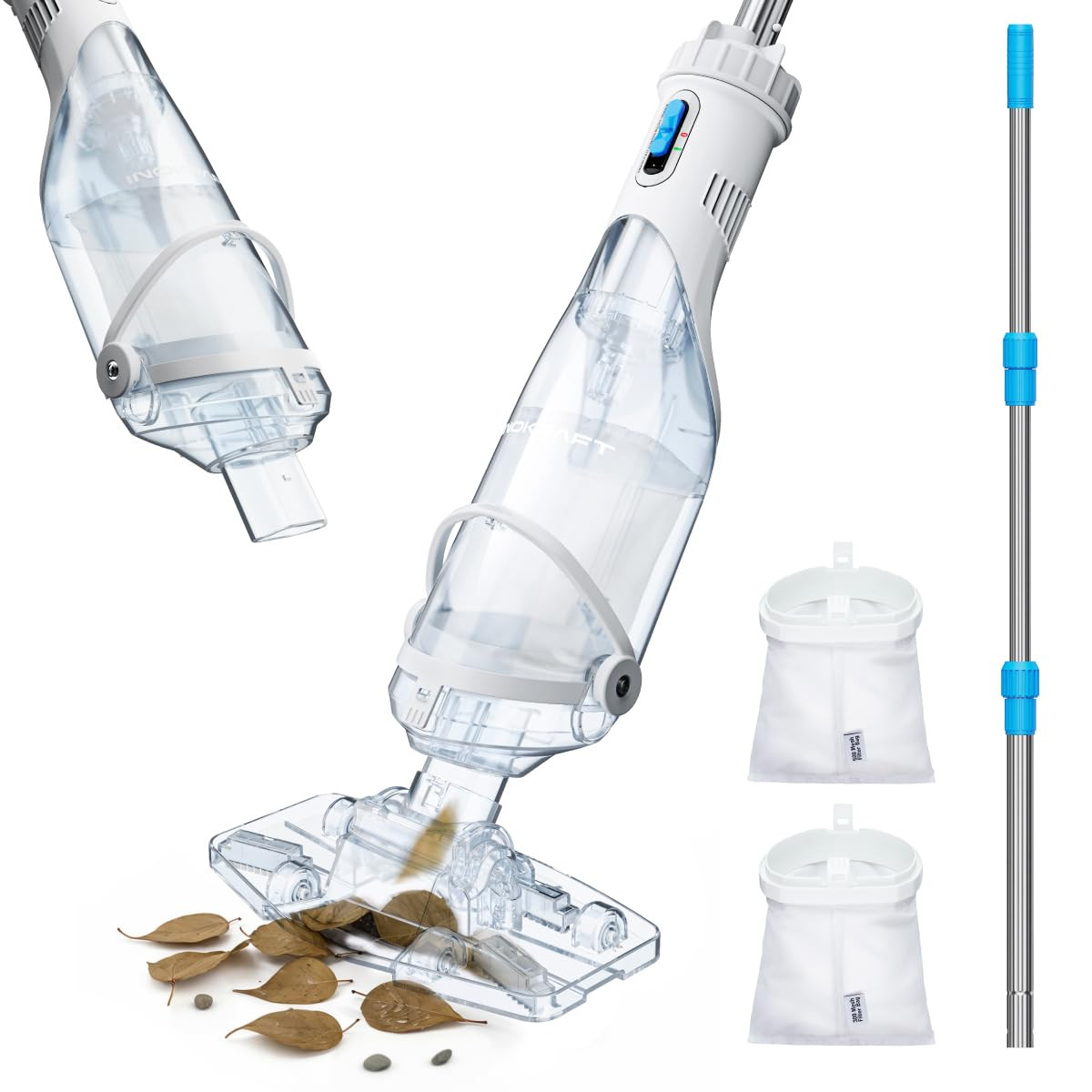 InoKraft Cordless Pool Vacuum Cleaner, Rechargeable, Handheld Pool Vacuum for Above Ground and In... | Amazon (CA)