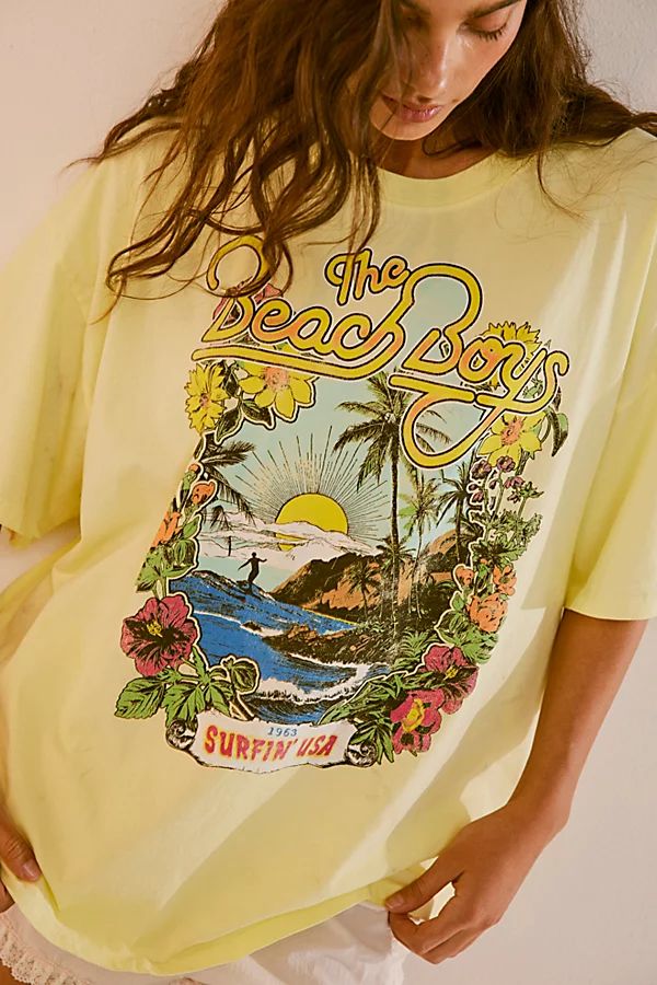 Daydreamer The Beach Boys Surfin' USA Tee | Free People (Global - UK&FR Excluded)
