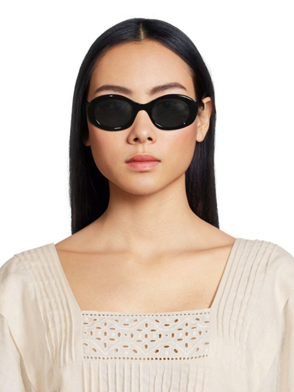 Triomphe 52MM Oval Sunglasses | Saks Fifth Avenue