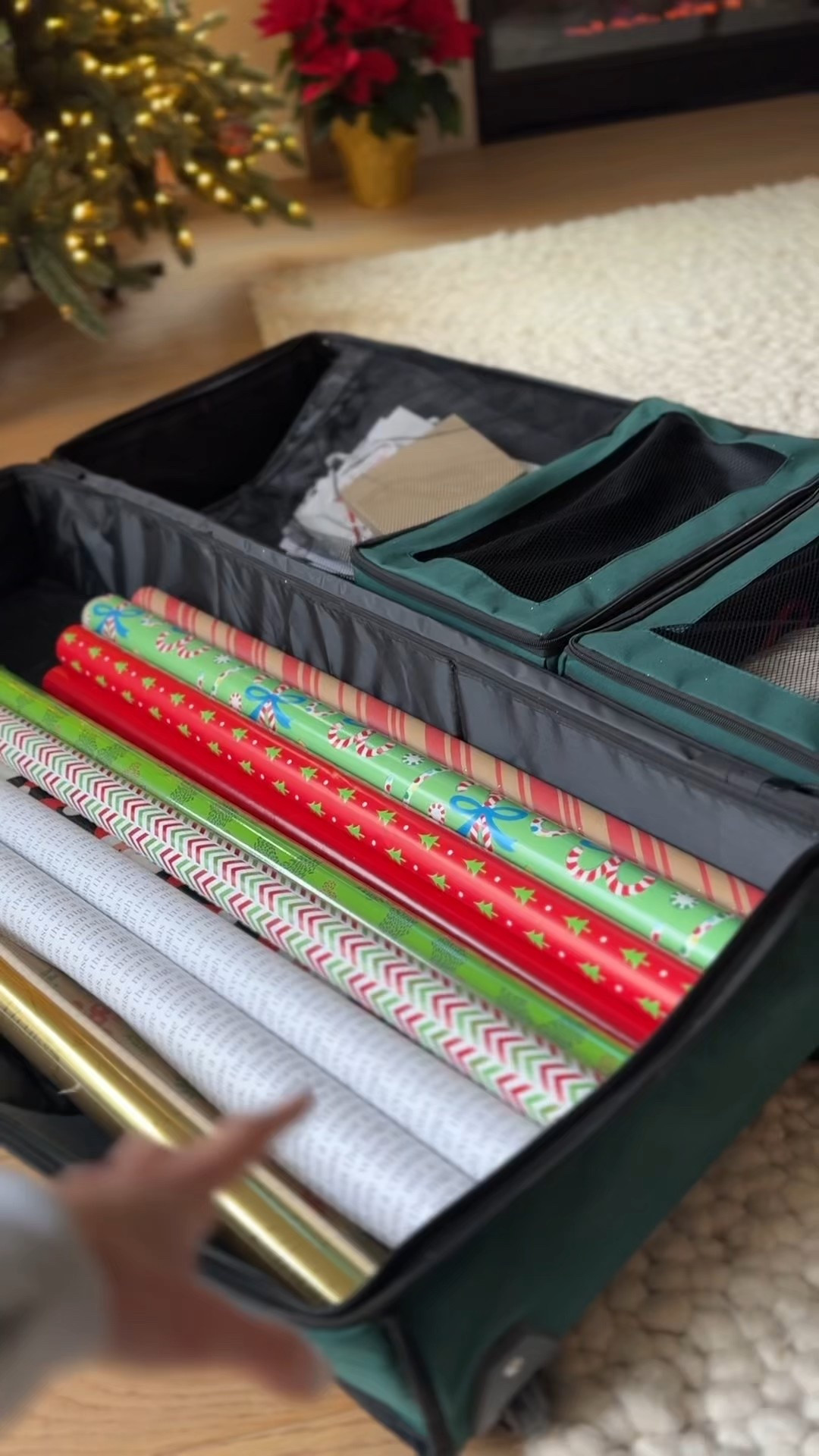 My portable gift wrap station that’s also my gift wrap organizer! 

#LTKHoliday #LTKSaleAlert #LTKSeasonal