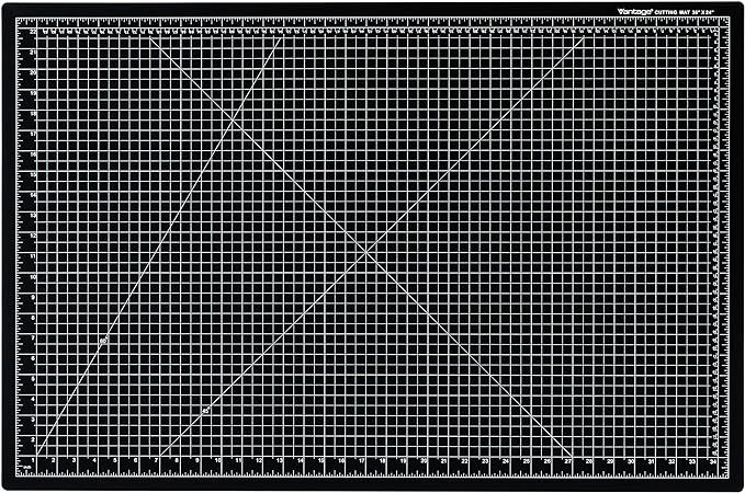 Dahle Vantage 10673 Self-Healing 5-Layer Cutting Mat Perfect for Crafts and Sewing 24" x 36" Blac... | Amazon (US)