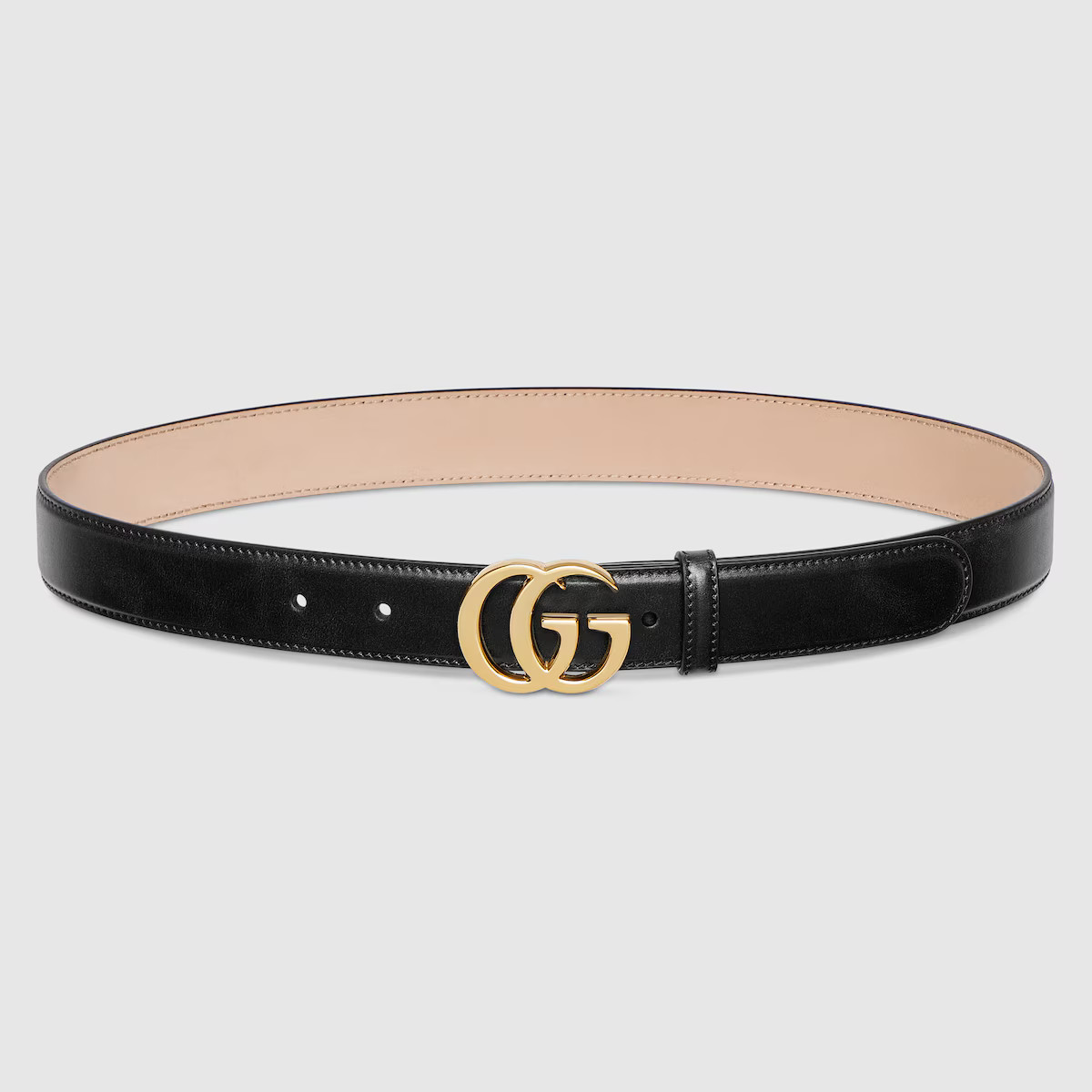Introducing Spring Summer 2026. Women's belts reinterpret the Double G buckle with a sleek, flat ... | Gucci (US)