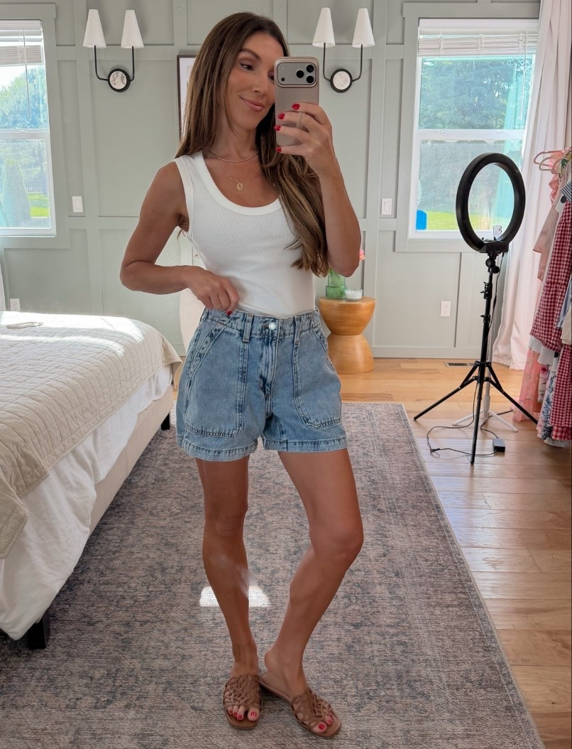 My millennial heart in these shorts is exploding!! 🤩

#LTKmomlife #LTKTall #LTKSeasonal
