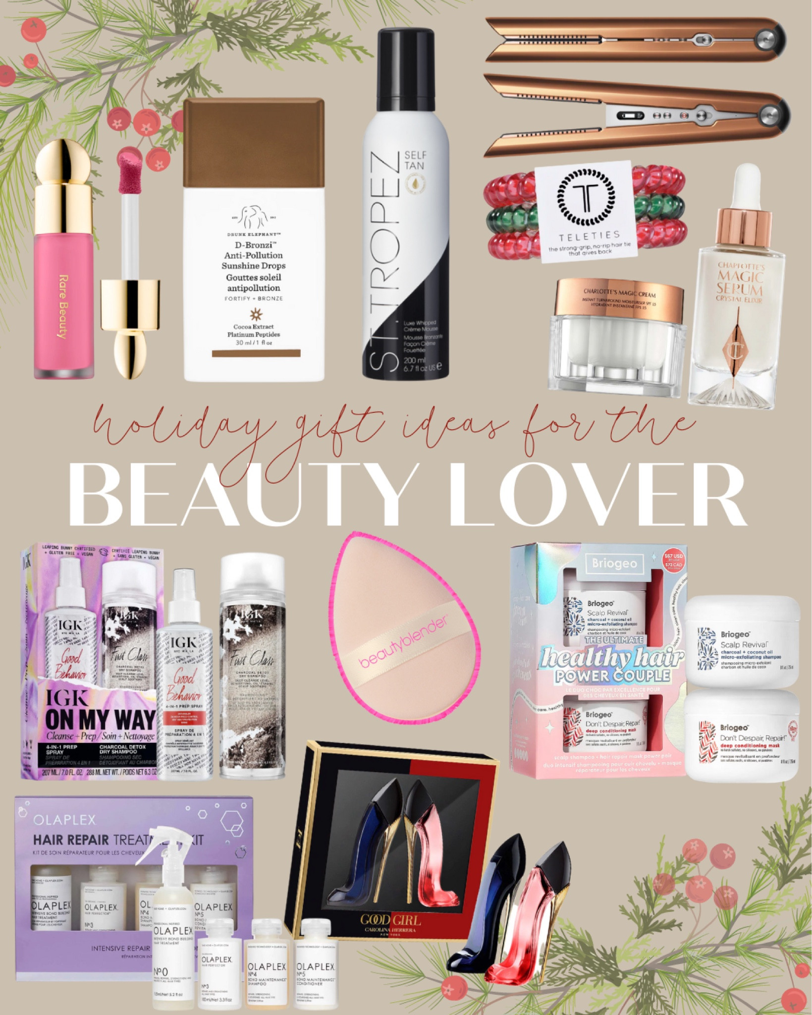 Holiday Gift Ideas For The 
Beauty Lover 

#ultagifts #sephoragifts #skincaregifts #makeupgifts #haircaregifts #dyson #sephora #ulta 

#LTKbeauty #LTKHoliday #LTKGiftGuide