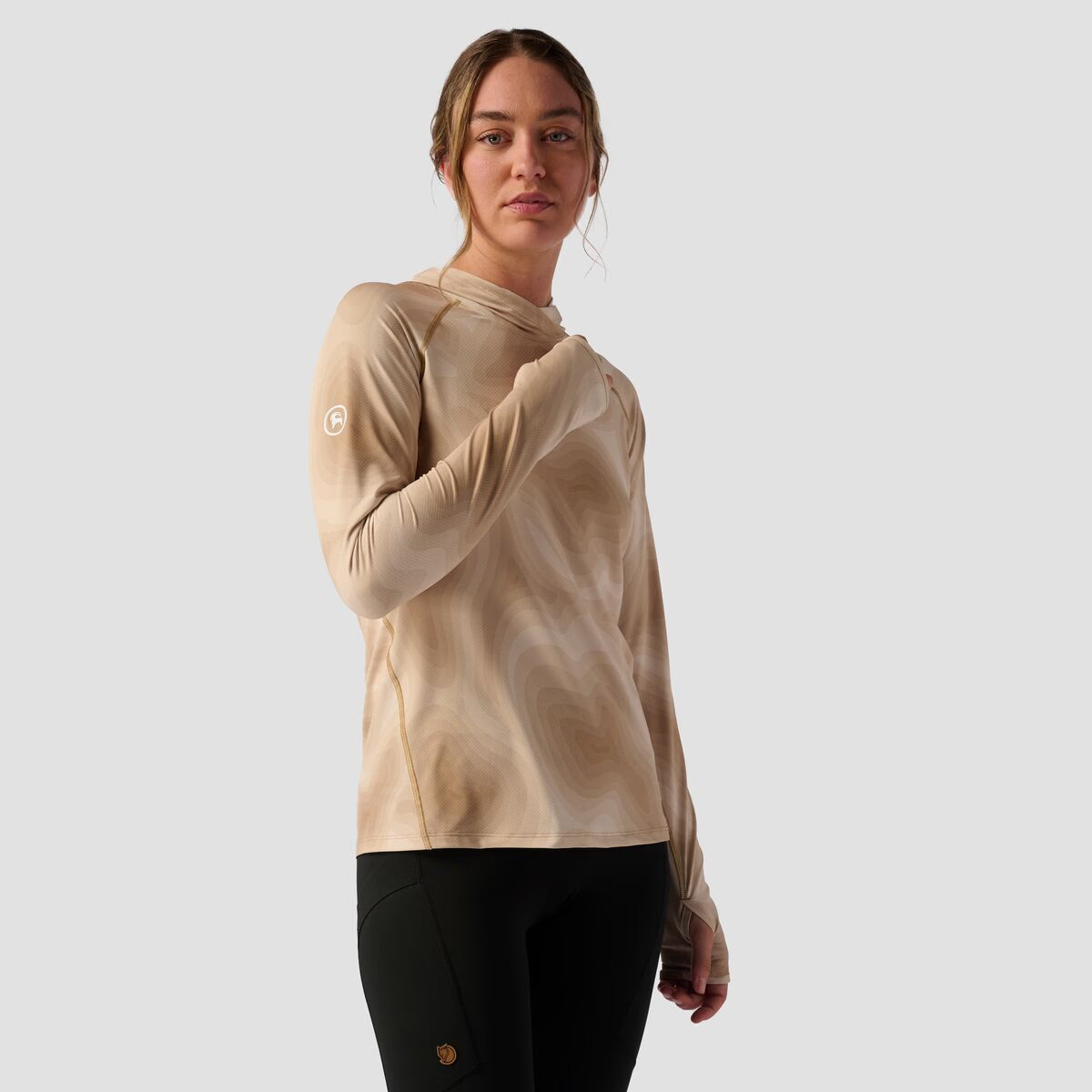 Backcountry Tahoe Sun Hoodie - Women's Starfish Topo Print, XXL | Backcountry