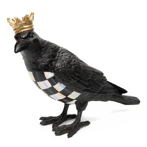 MACKENZIE-CHILDS Crowned Crow, Halloween Crow Decor, Indoor Halloween Decoration | Amazon (US)