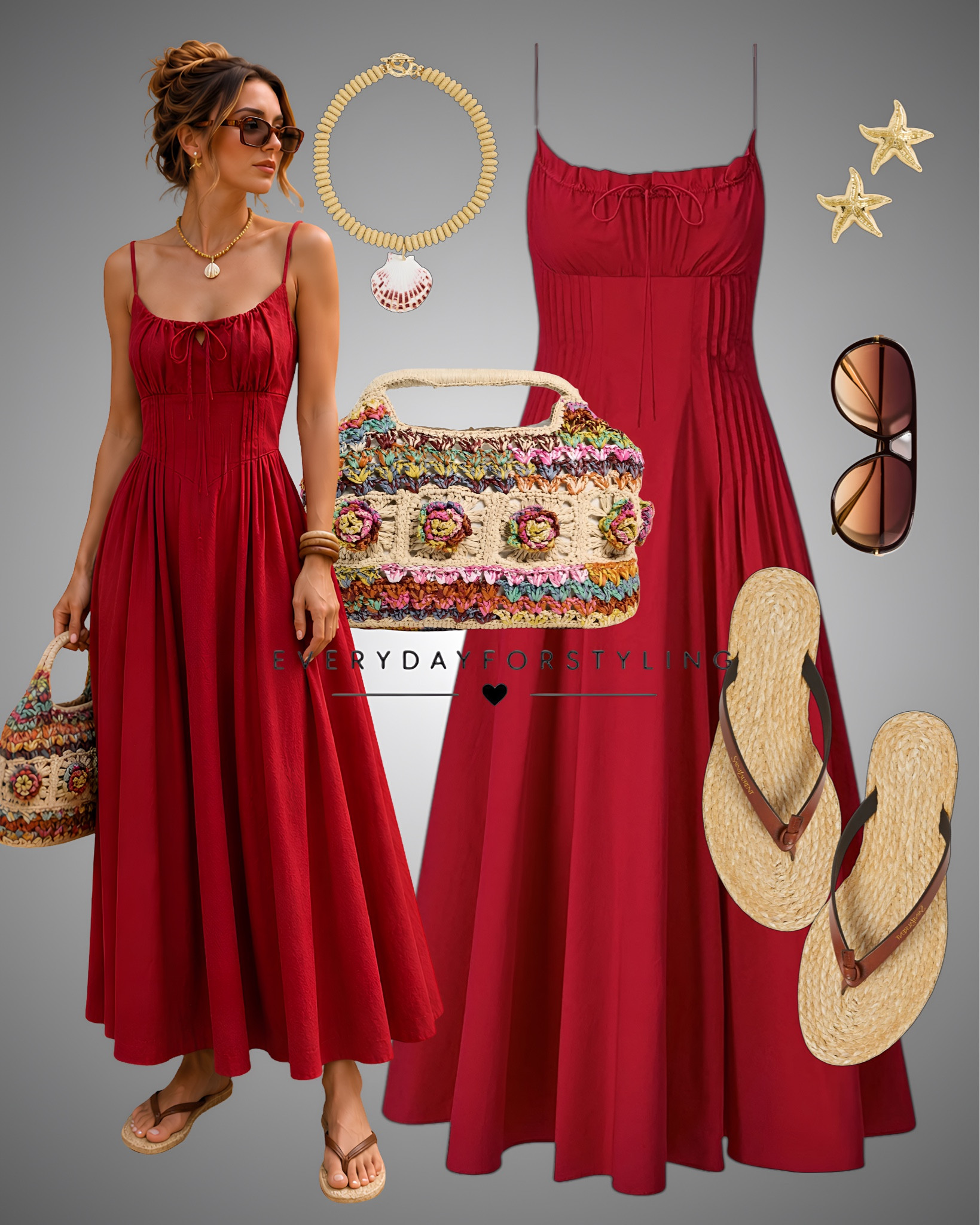 This red dress was made for unforgettable summer escapes ❤️☀️

Red dress, maxi dress, holiday dress, vacation dress, summer vacation outfits, vacation outfit ideas, beach vacation style, resort wear for women, summer travel outfits, European summer outfits, coastal chic outfits, vacation capsule wardrobe, maxi dress outfit, beach day outfit, summer midi dress, flowy skirt outfit, linen vacation style, tropical vacation fashion, cruise outfit ideas, effortless summer style, holiday outfit inspiration, vacation packing outfits, chic beachwear, warm weather outfits

#LTKSeasonal #LTKTravel #LTKootd