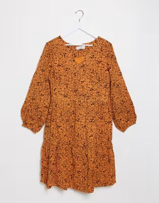 Blend She tea dress in dark based ditsy | ASOS (Global)