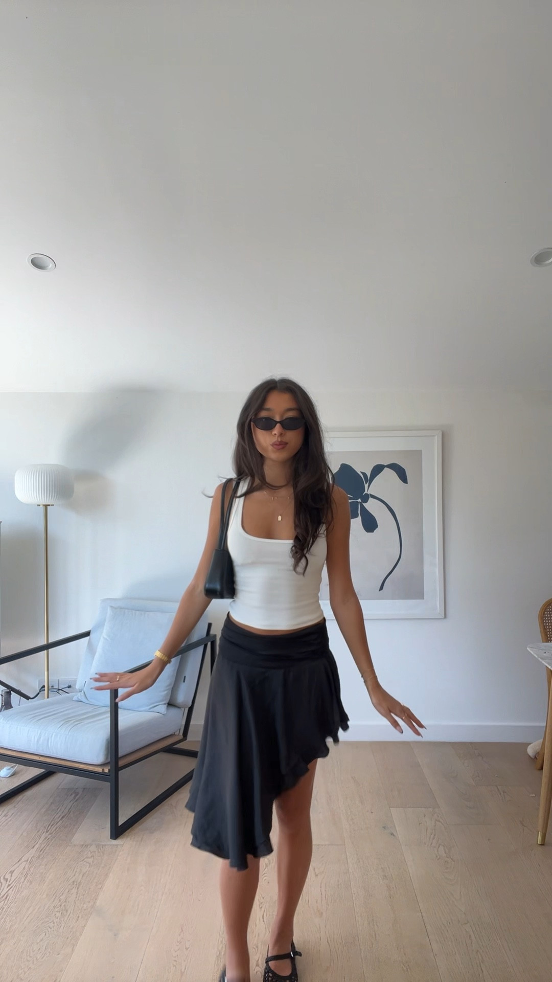 asymmetrical skirts are so in this year and make the perfect statement piece to any outfit 🖤🖤 also use EBONYXO to save from princess polly xx 

#LTKstyletip #LTKaustralia #LTKshoes