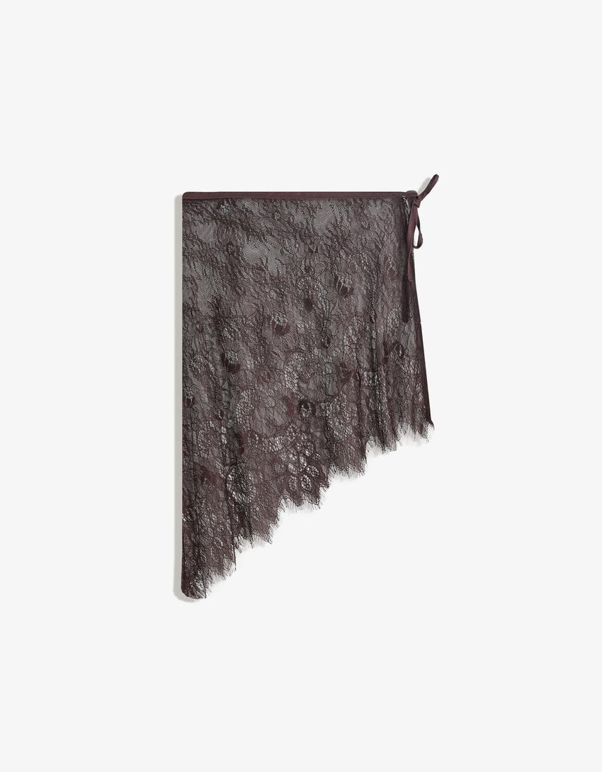 Pareo-Rock aus Spitze - Damen | Bershka DE